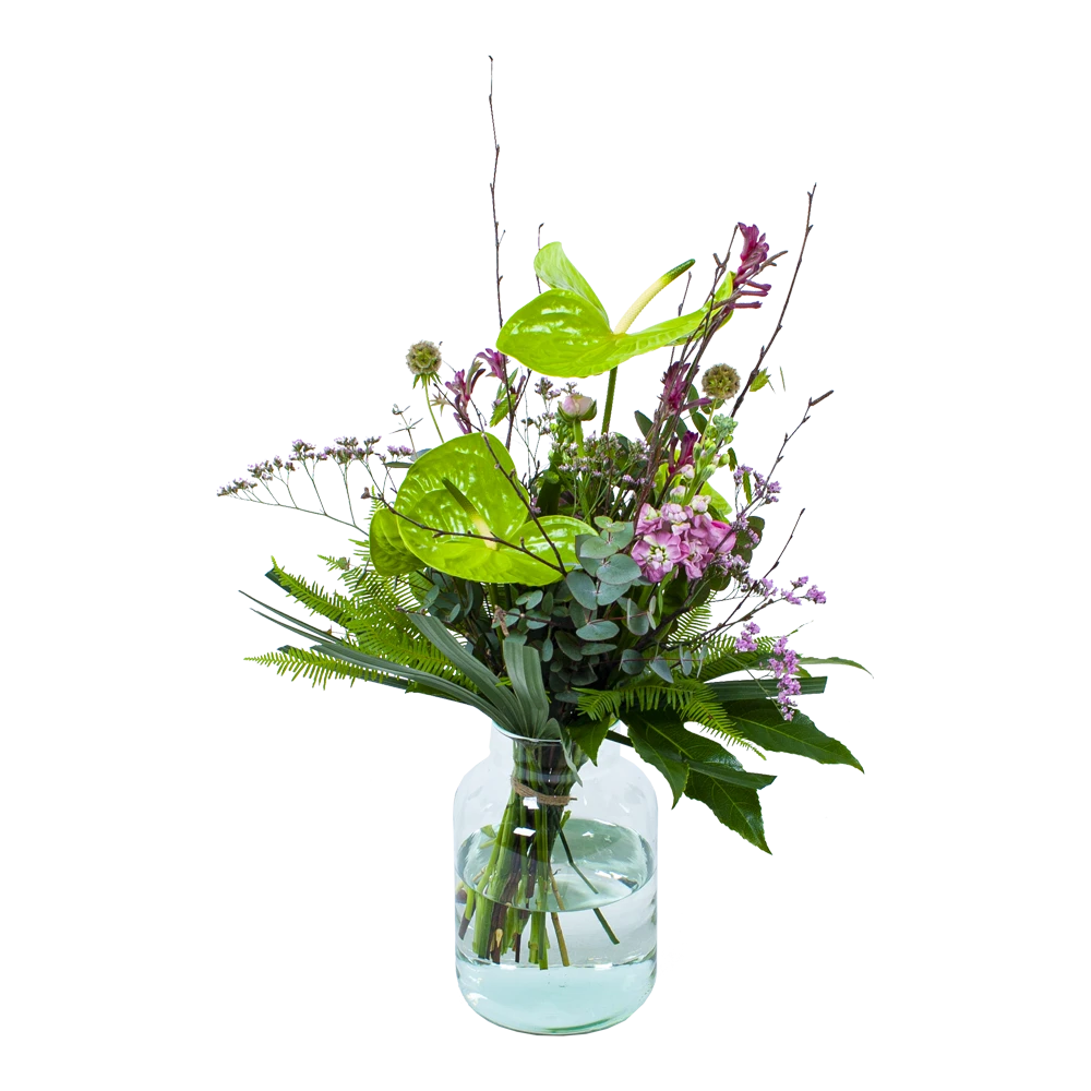 Boeket Anthurium Middel 1 Boeket Anthurium Middel