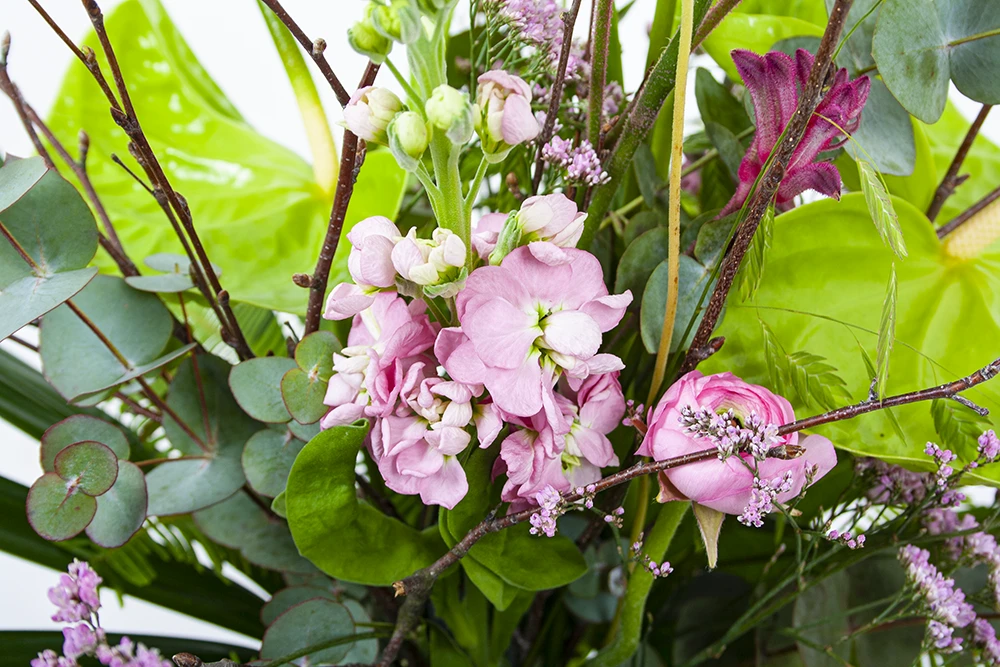 Boeket Anthurium Klein 3 Boeket Anthurium Klein - Afbeelding 3