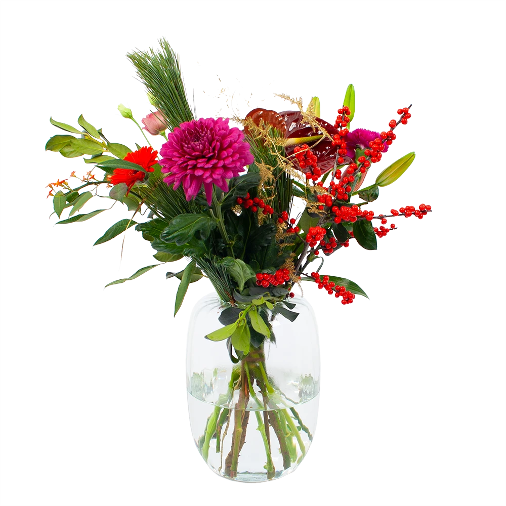 Boeket Liefdevolle Kerst Groot 1 Boeket Liefdevolle Kerst Groot