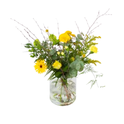 Boeket Vrolijk Geel Klein