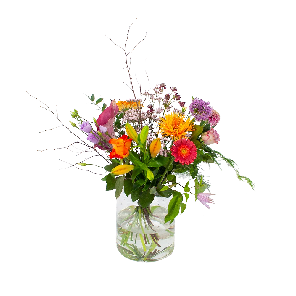 Boeket Vrolijke Verrassing Middel 1 Boeket Vrolijke Verrassing Middel