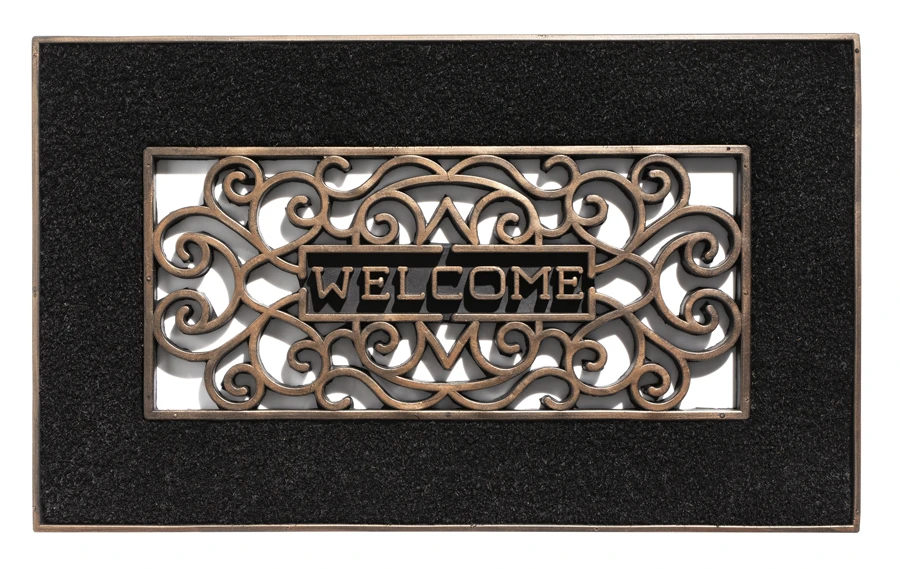 HAMAT Buitenmat Mathara - 70x45cm - Naturel/Zwart - Deurmat 1 HAMAT Buitenmat Mathara - 70x45cm - Naturel/Zwart - Deurmat