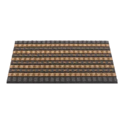 HAMAT Buitenmat Quardo Scrape - 80x50cm - Zwart/Naturel - Deurmat