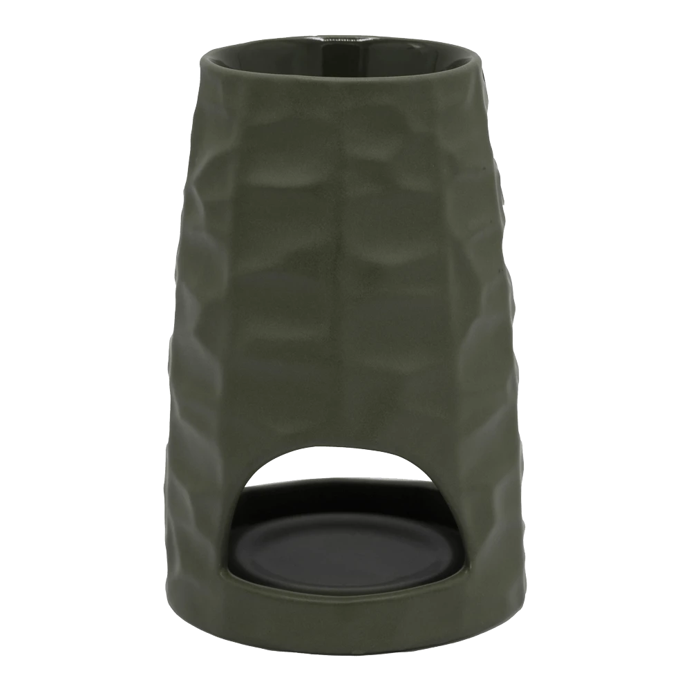 Geurchips Brander Gebeiteld Rond Leger Groen - ScentChips 1 Geurchips Brander Gebeiteld Rond Leger Groen - ScentChips