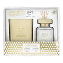 Ipuro Time To Glow 50ml + 125g - Geurstokjes & Geurkaars