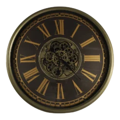 Klok Thom Zwart U00f8 80 Cm - Wandklok