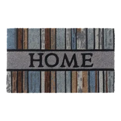 HAMAT Kokosmat Ruco Style Houtenplanken Home - 75x45cm - Mix - Deurmat