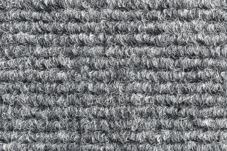 Mega Ribmat - 80x50cm - Lichtgrijs - Deurmat 2 Mega Ribmat - 80x50cm - Lichtgrijs - Deurmat - Afbeelding 2