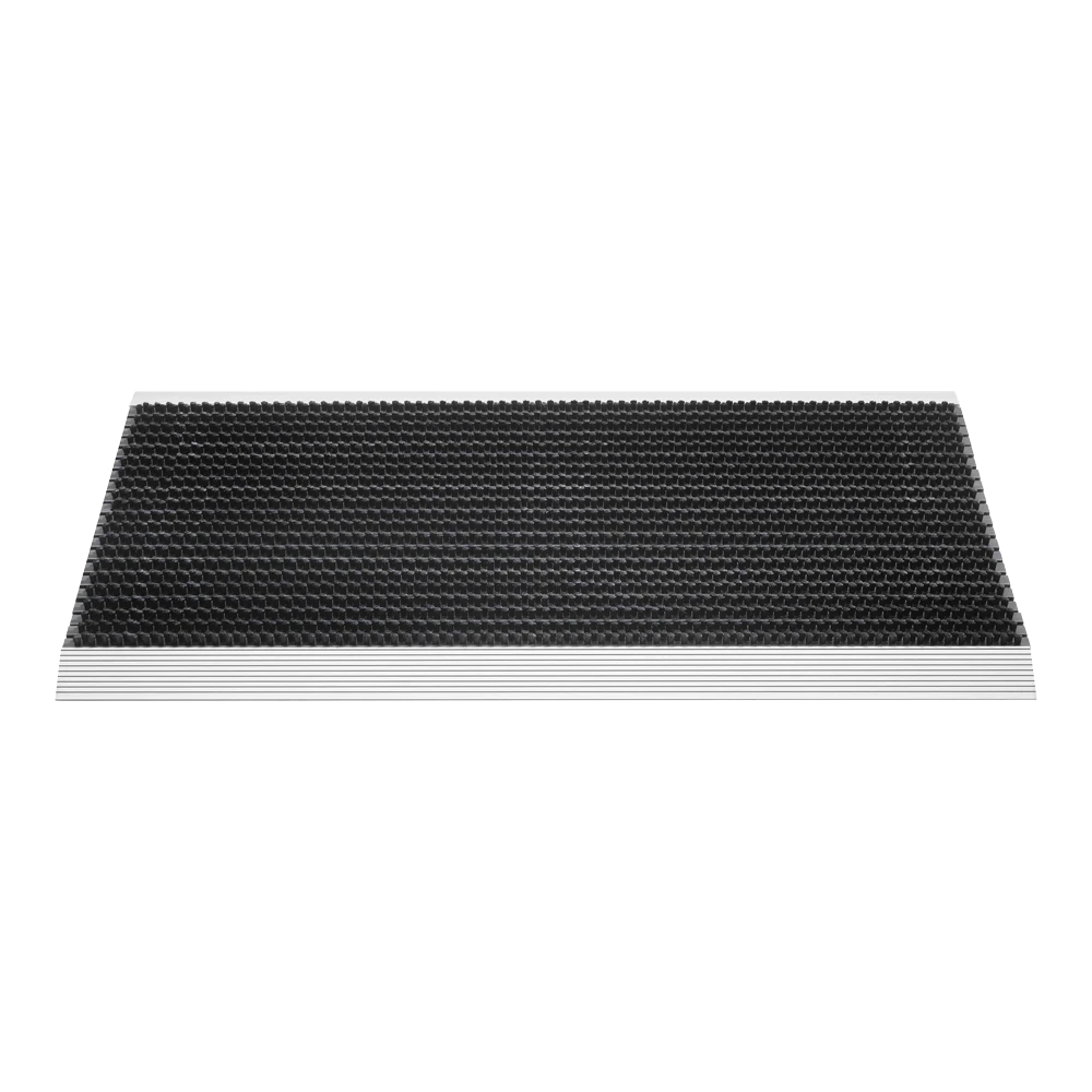 HAMAT Outline Borstelmat - 80x50cm - Zwart - Deurmat 1 HAMAT Outline Borstelmat - 80x50cm - Zwart - Deurmat