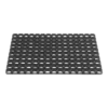 HAMAT Rubbere Ringmat Domino - 80x50cm - Zwart - Deurmat