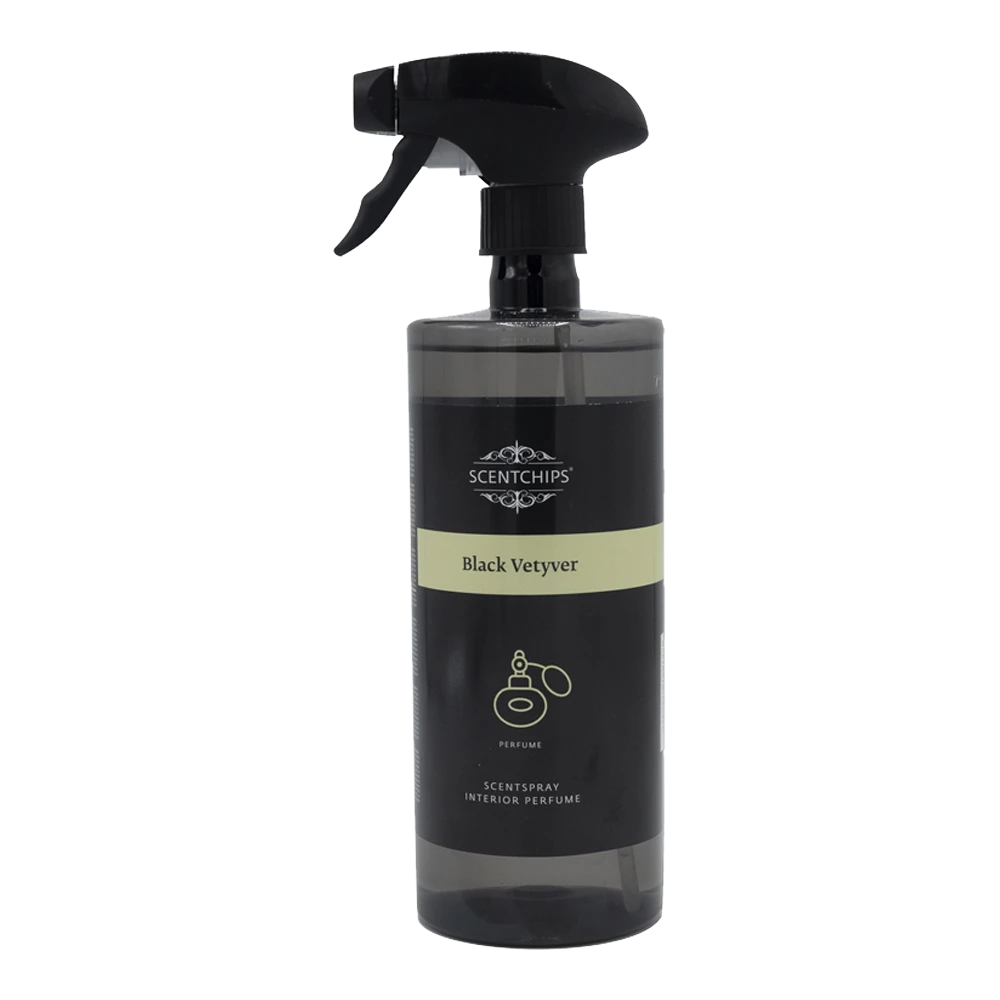 ScentSpray Interieurparfum Black Vetyver 750ml - Roomspray 1 ScentSpray Interieurparfum Black Vetyver 750ml - Roomspray