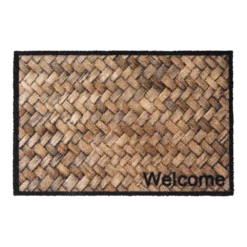 HAMAT Schoonloopmat Prestige Welcome Wicker - 75x50cm - Mix - Deurmat
