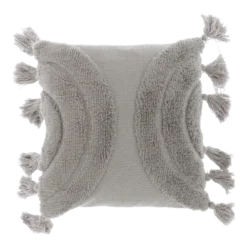 Unique Living Sierkussen Brody - 45x45cm - Chateau Grey