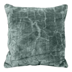 Unique Living Sierkussen Chez - 45x45cm - Mineral Blue