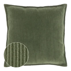 Unique Living Sierkussen Janna - 45x45cm - Deep Green