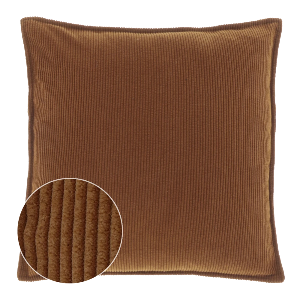 Unique Living Sierkussen Janna - 45x45cm - Leather Brown 1 Unique Living Sierkussen Janna - 45x45cm - Leather Brown