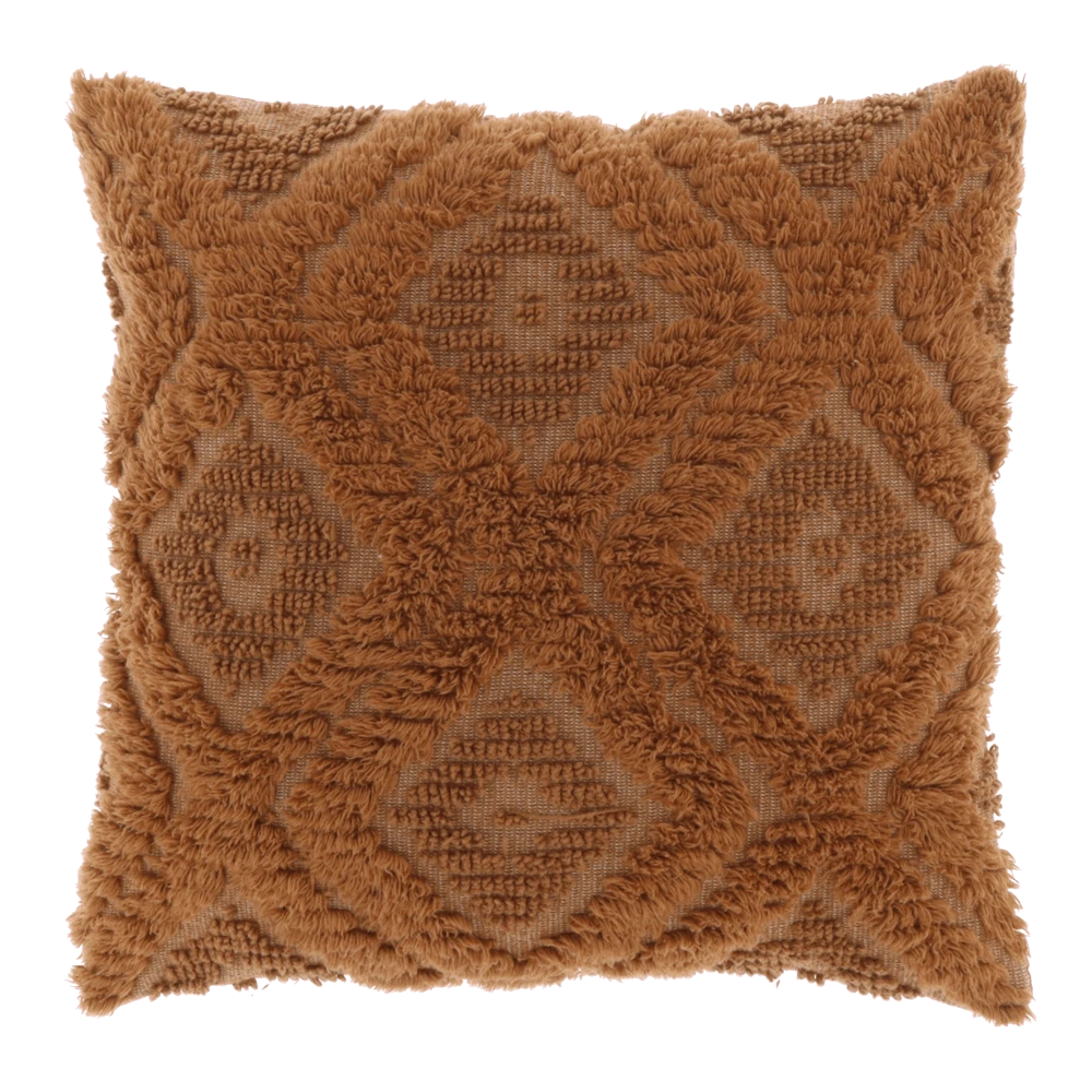 Unique Living Sierkussen Nadira - 45x45cm - Leather Brown 1 Unique Living Sierkussen Nadira - 45x45cm - Leather Brown