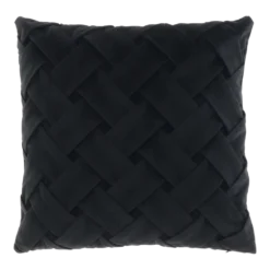 Unique Living Sierkussen Viktor - 45x45cm - Black