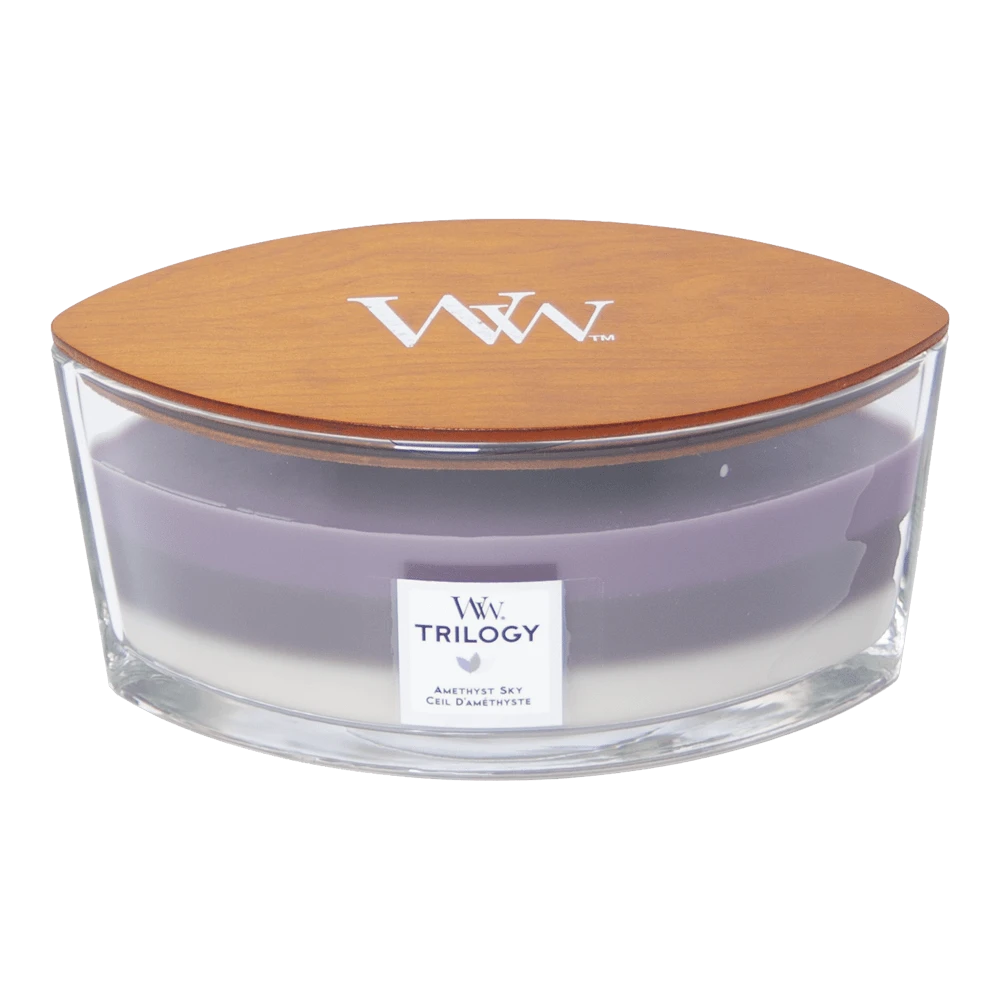 Woodwick Amethyst Sky Trilogy Ellipse Candle - Geurkaars 1 Woodwick Amethyst Sky Trilogy Ellipse Candle - Geurkaars
