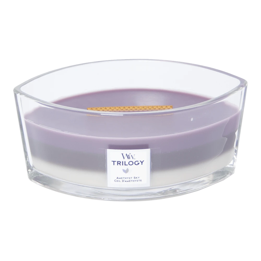 Woodwick Amethyst Sky Trilogy Ellipse Candle - Geurkaars 2 Woodwick Amethyst Sky Trilogy Ellipse Candle - Geurkaars - Afbeelding 2