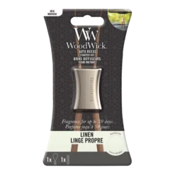 Woodwick Auto Reed Starter Kit Linen - Auto Parfum