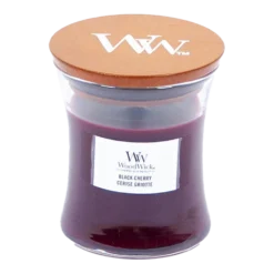 Woodwick Black Cherry Mini Candle - Geurkaars