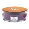 Woodwick Black Plum Cognac Ellipse Candle - Geurkaars