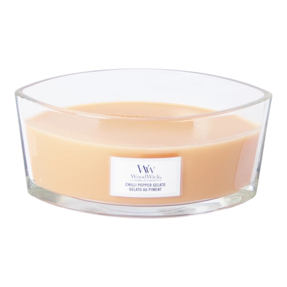 Woodwick Chili Pepper Gelato Ellipse Candle - Geurkaars 2 Woodwick Chili Pepper Gelato Ellipse Candle - Geurkaars - Afbeelding 2