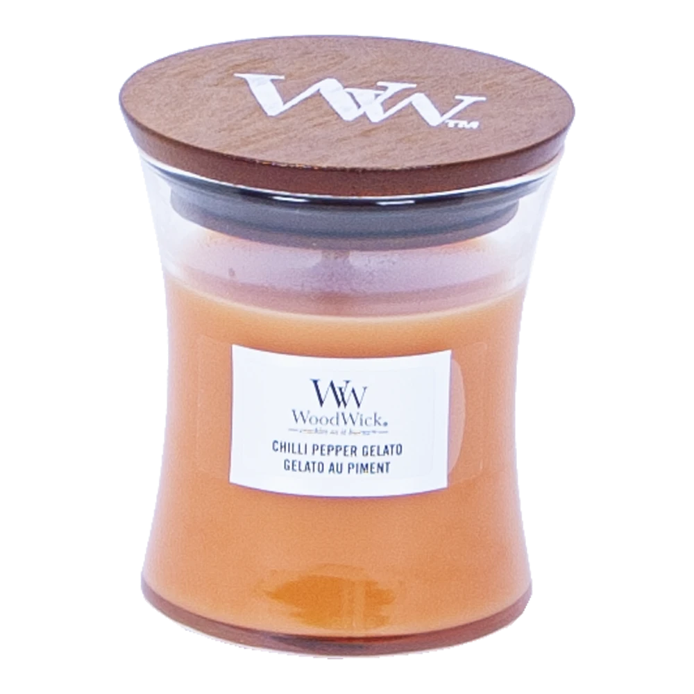 Woodwick Chili Pepper Gelato Mini Candle - Geurkaars 1 Woodwick Chili Pepper Gelato Mini Candle - Geurkaars