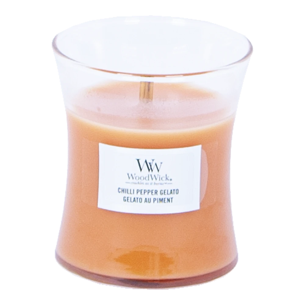 Woodwick Chili Pepper Gelato Mini Candle - Geurkaars 2 Woodwick Chili Pepper Gelato Mini Candle - Geurkaars - Afbeelding 2