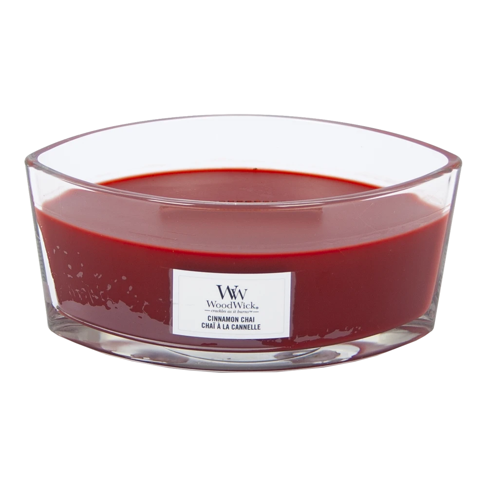 Woodwick Cinnamon Chai Ellipse Candle - Geurkaars 2 Woodwick Cinnamon Chai Ellipse Candle - Geurkaars - Afbeelding 2
