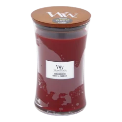 Woodwick Cinnamon Chai Large Candle - Geurkaars