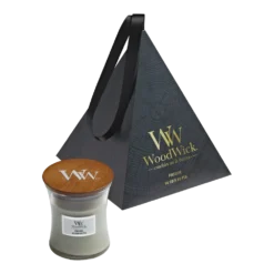 Woodwick Deluxe Gift Set Mini Jar Fireside - Geurkaars
