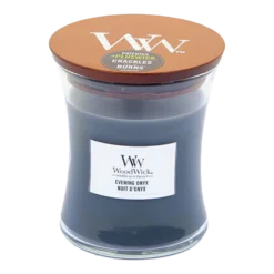 Woodwick Evening Onyx Medium Candle - Geurkaars