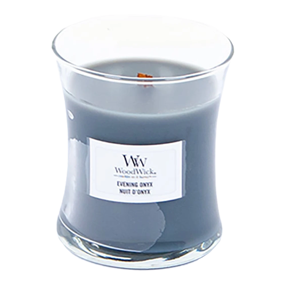 Woodwick Evening Onyx Mini Candle - Geurkaars 2 Woodwick Evening Onyx Mini Candle - Geurkaars - Afbeelding 2