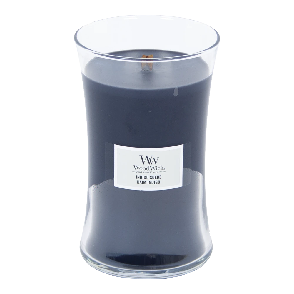 Woodwick Indigo Suede Large Candle 2 Woodwick Indigo Suede Large Candle - Afbeelding 2