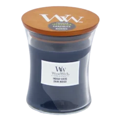Woodwick Indigo Suede Medium Candle