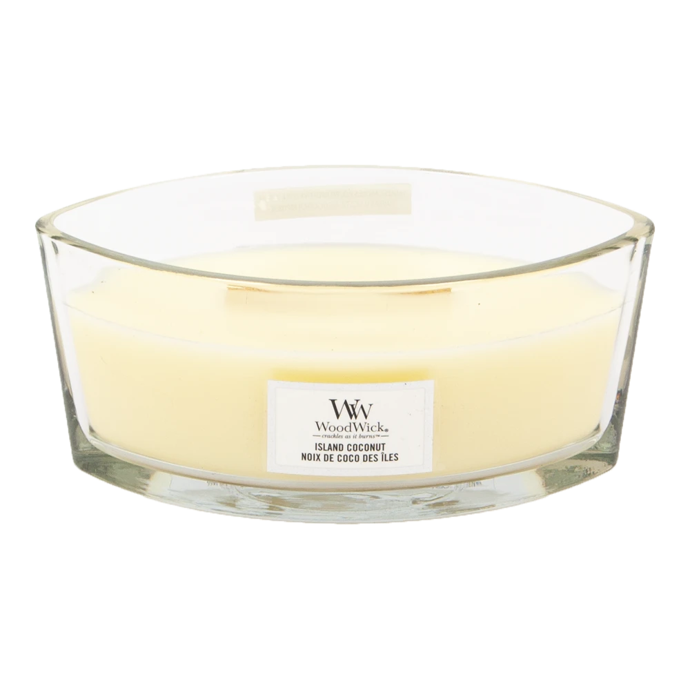Woodwick Island Coconut Ellipse Candle - Geurkaars 2 Woodwick Island Coconut Ellipse Candle - Geurkaars - Afbeelding 2