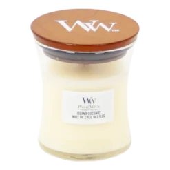 Woodwick Island Coconut Mini Candle - Geurkaars