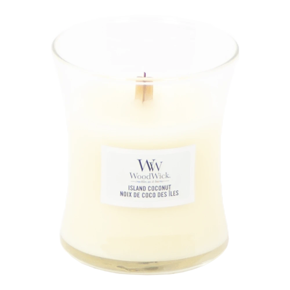Woodwick Island Coconut Mini Candle - Geurkaars 2 Woodwick Island Coconut Mini Candle - Geurkaars - Afbeelding 2