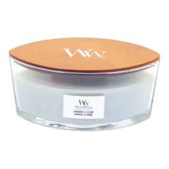 Woodwick Lavender & Cedar Ellipse Candle - Geurkaars