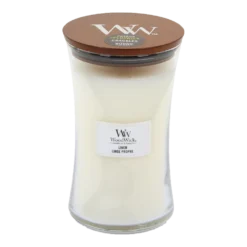 Woodwick Linen Large Candle - Geurkaars