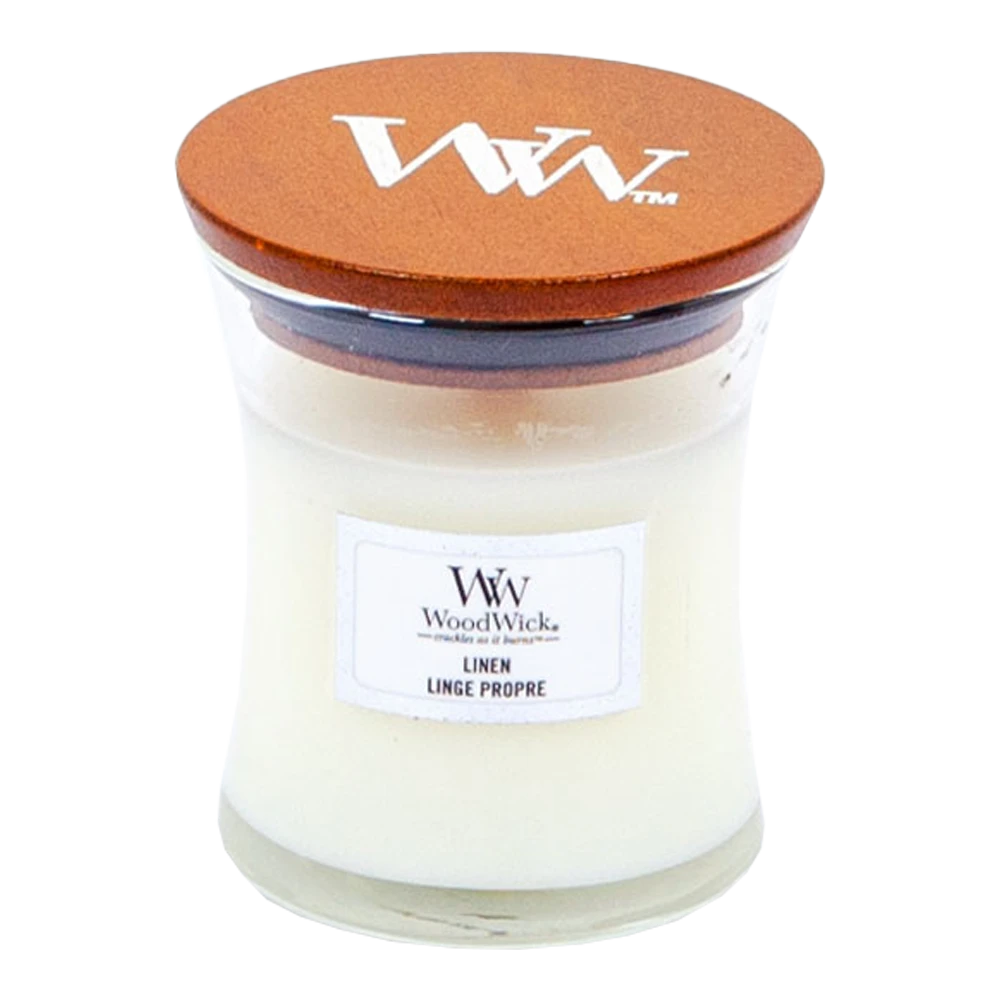 Woodwick Linen Mini Candle - Geurkaars 1 Woodwick Linen Mini Candle - Geurkaars