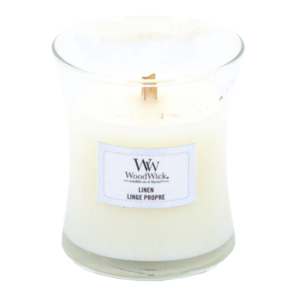Woodwick Linen Mini Candle - Geurkaars 2 Woodwick Linen Mini Candle - Geurkaars - Afbeelding 2