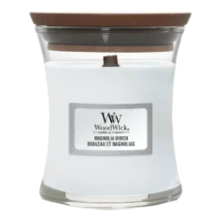 Woodwick Magnolia Birch Mini Candle - Geurkaars