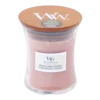 Woodwick Pressed Blooms & Patchouli Medium Candle - Geurkaars