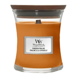 Woodwick Pumpkin Praline Mini Candle - Geurkaars