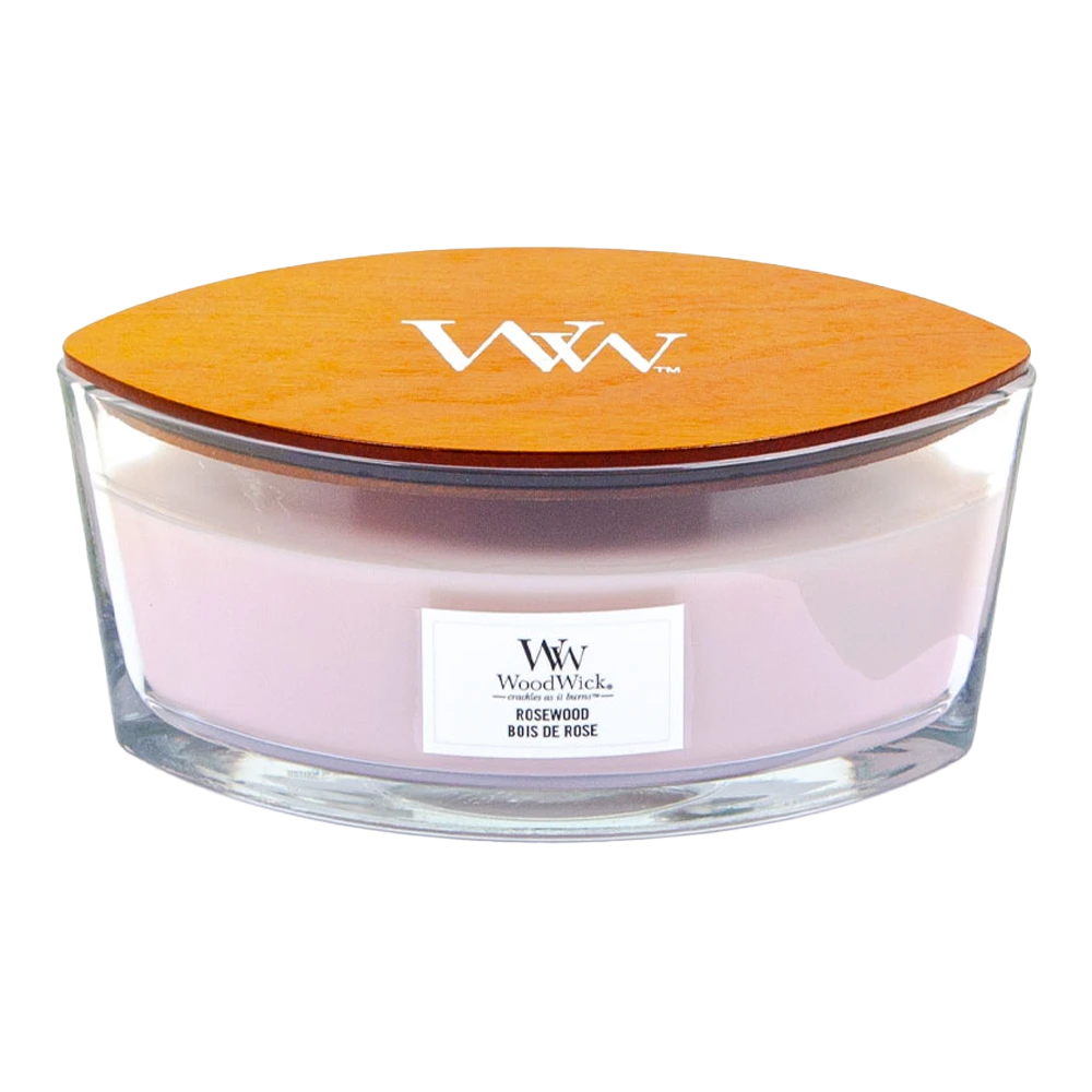 Woodwick Rosewood Ellipse Candle - Geurkaars 1 Woodwick Rosewood Ellipse Candle - Geurkaars