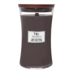 Woodwick Sand & Driftwood Large Candle - Geurkaars
