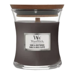 Woodwick Sand & Driftwood Medium Candle - Geurkaars
